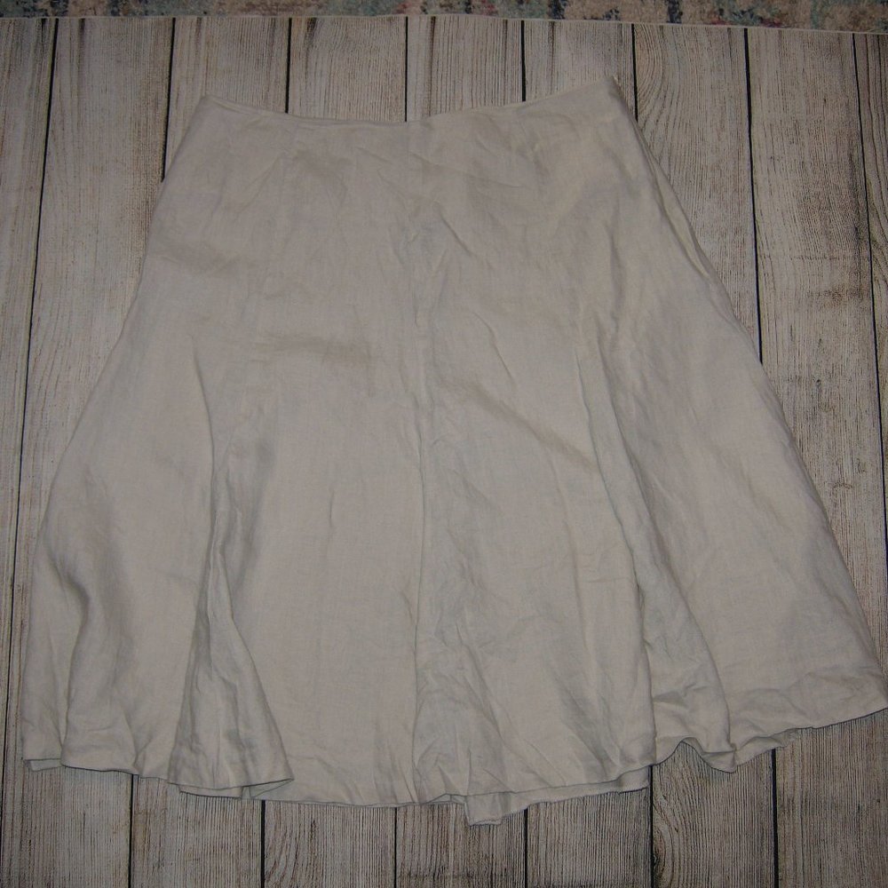 Grace Elements Linen Full Skirt 10 FLAWED